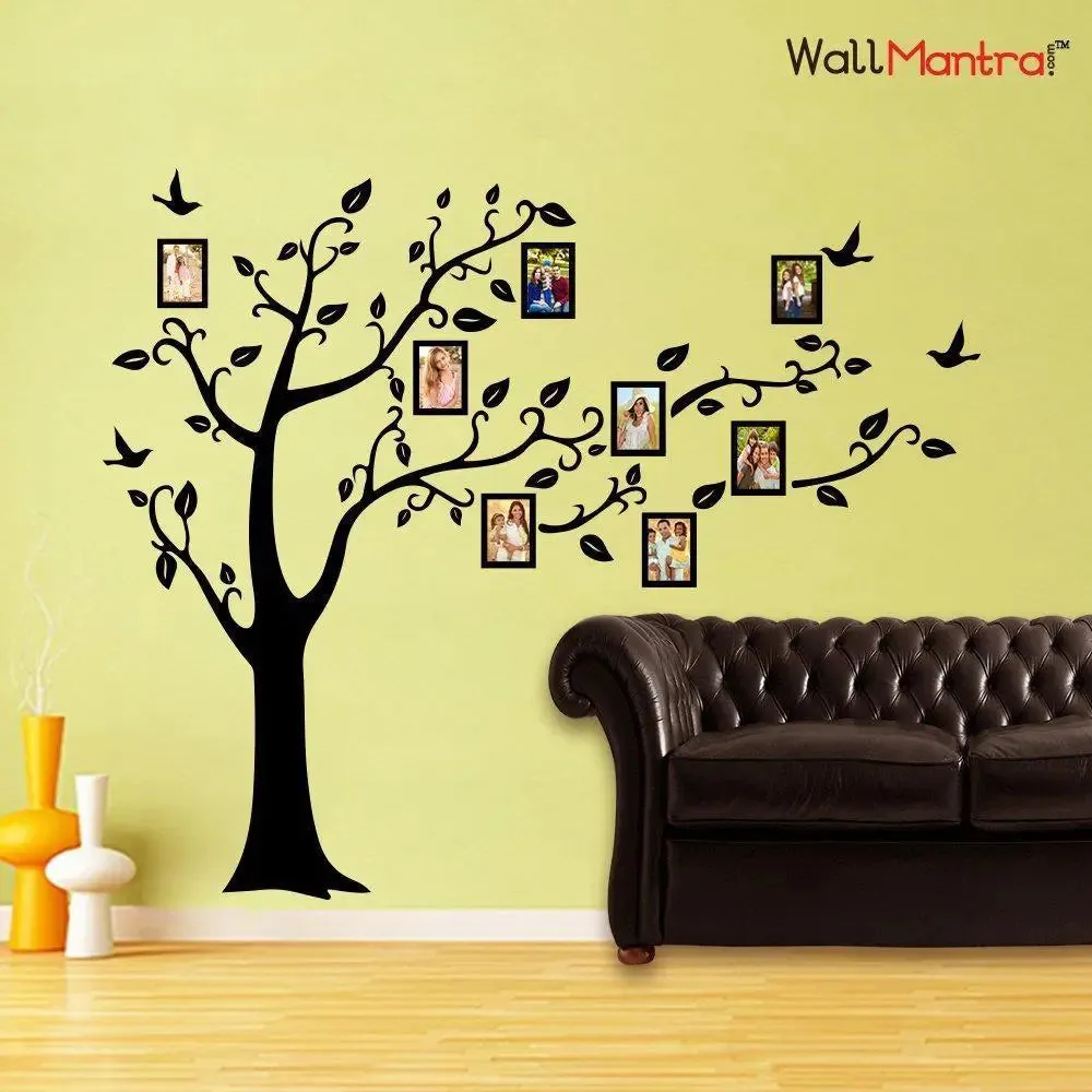 Family Tree Black Wall Sticker