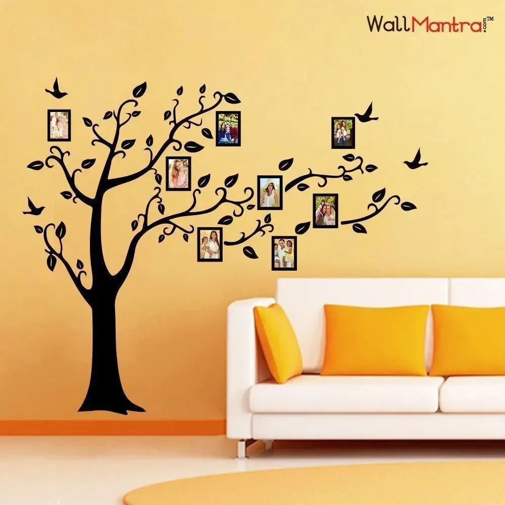 Family Tree Black Wall Sticker