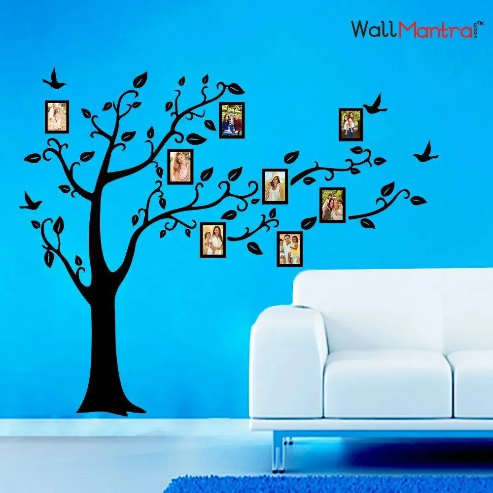 Family Tree Black Wall Sticker