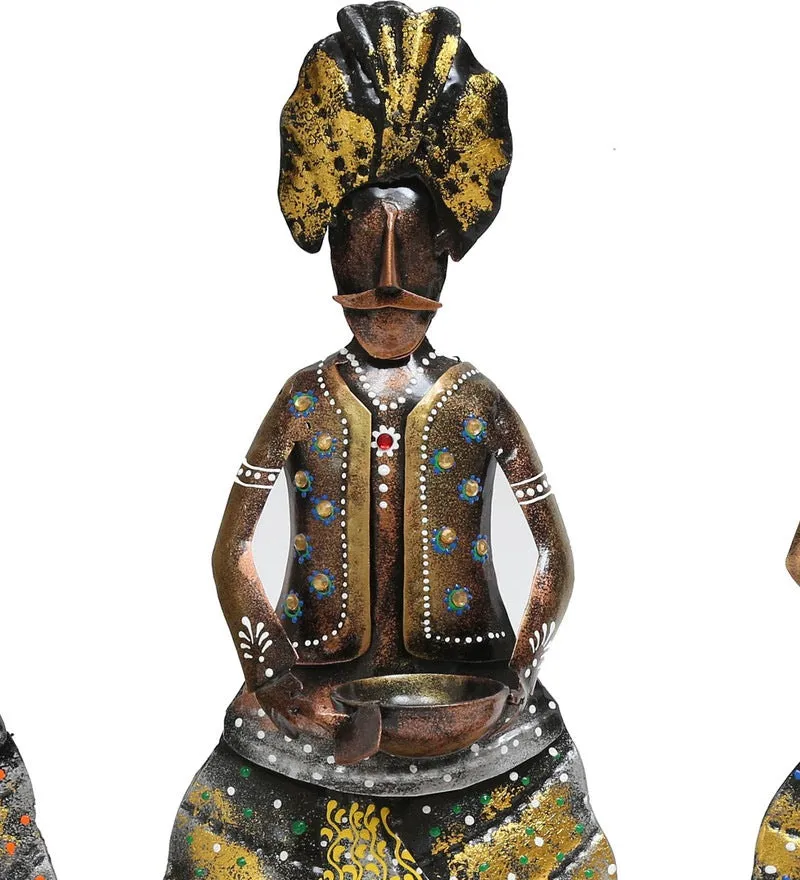 Farmers Of India Rajasthani Art Human Figurines / Showpiece