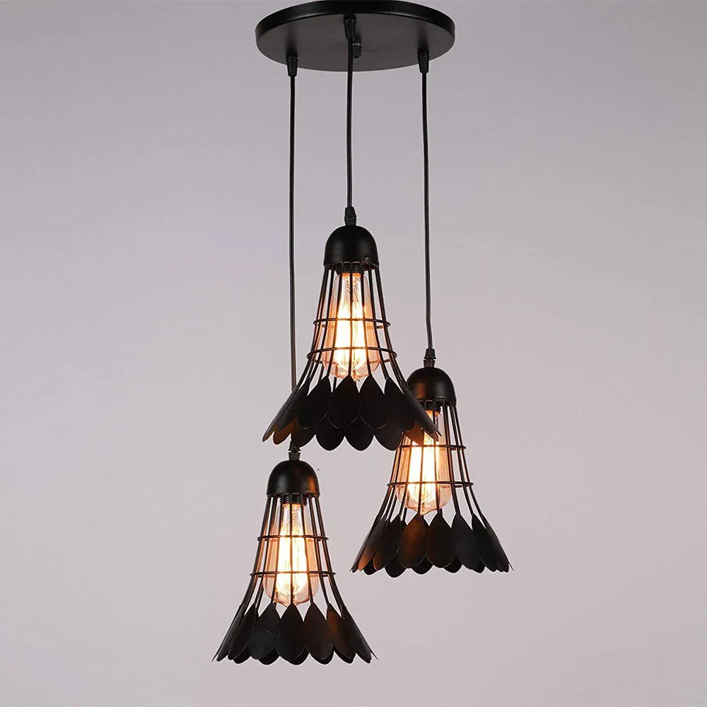 Feather Designer Cluster Metal Ceiling Light (Bulb not included)