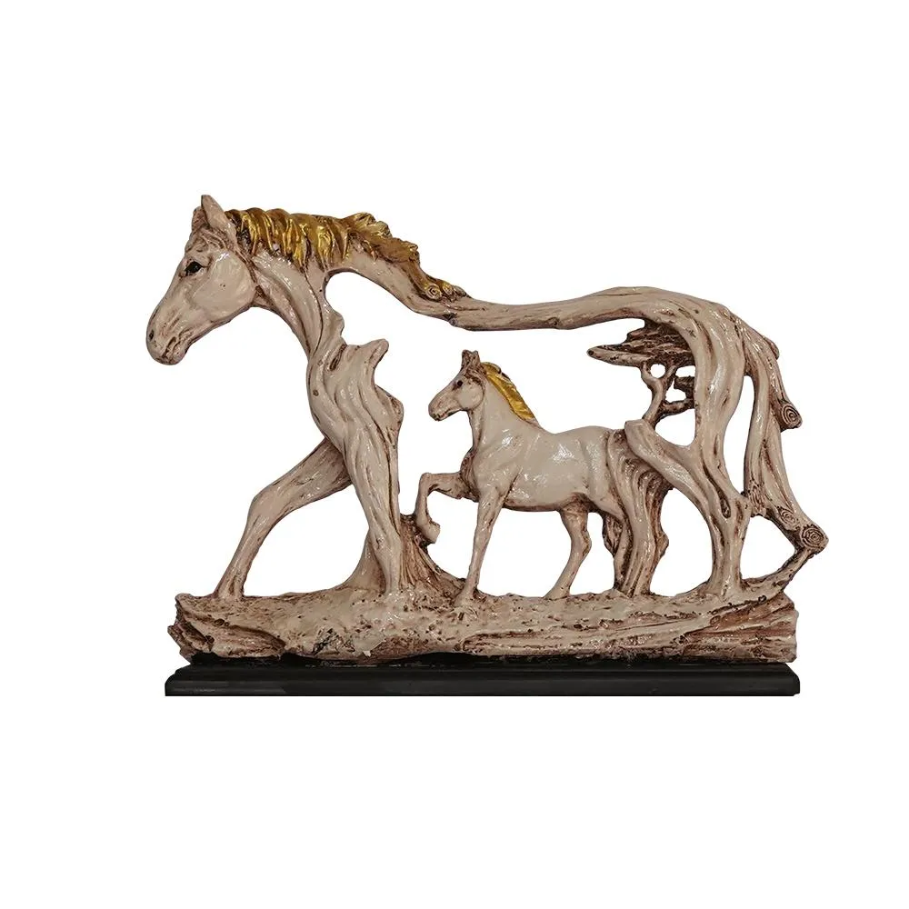Feng shui Mother & Baby Horse Statue