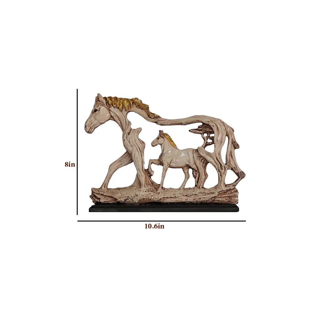 Feng shui Mother & Baby Horse Statue