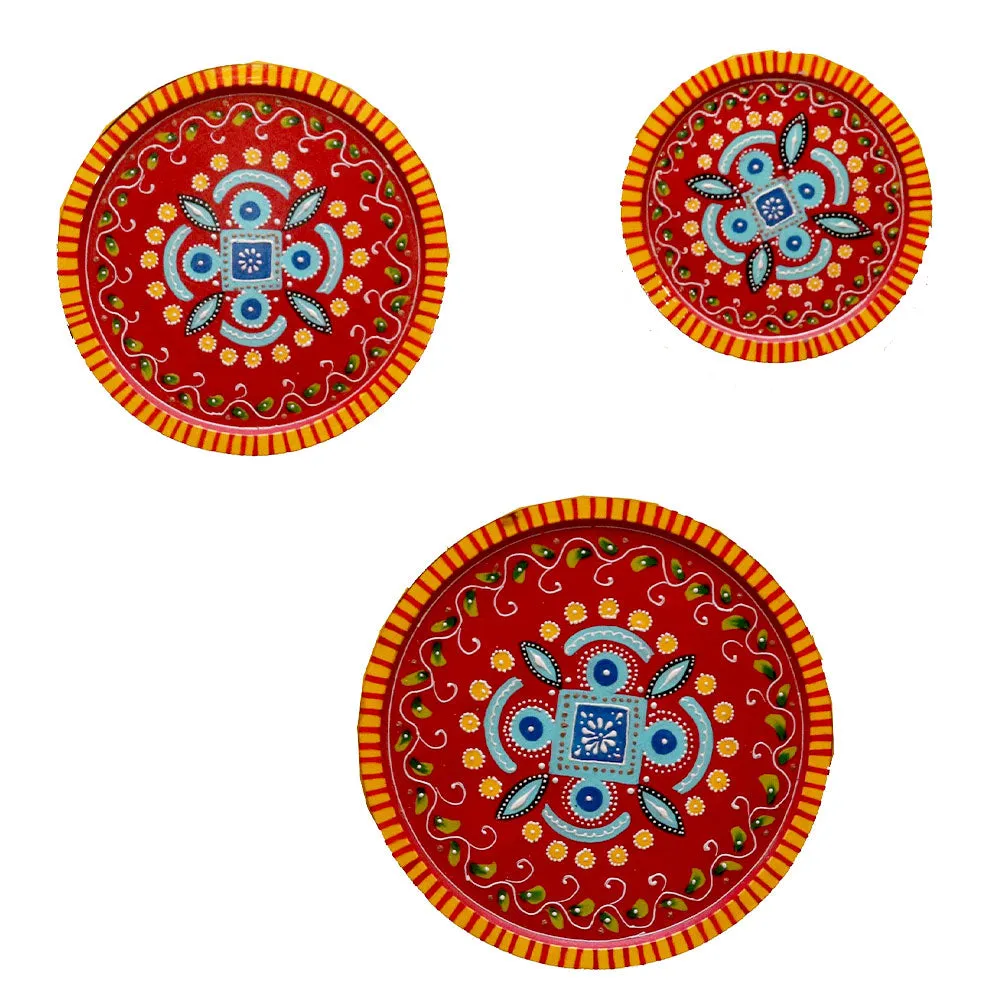 Festive Vibe Decorative Set of 3 Wallplates
