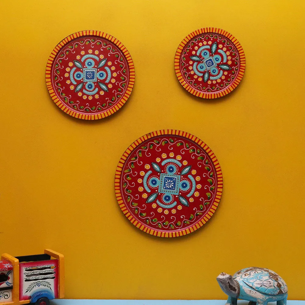 Festive Vibe Decorative Set of 3 Wallplates