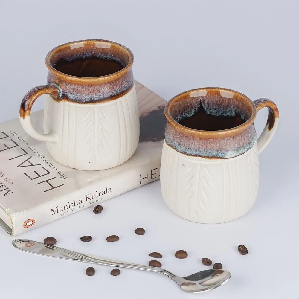 Fine Carvings Ceramic Mugs Single Piece