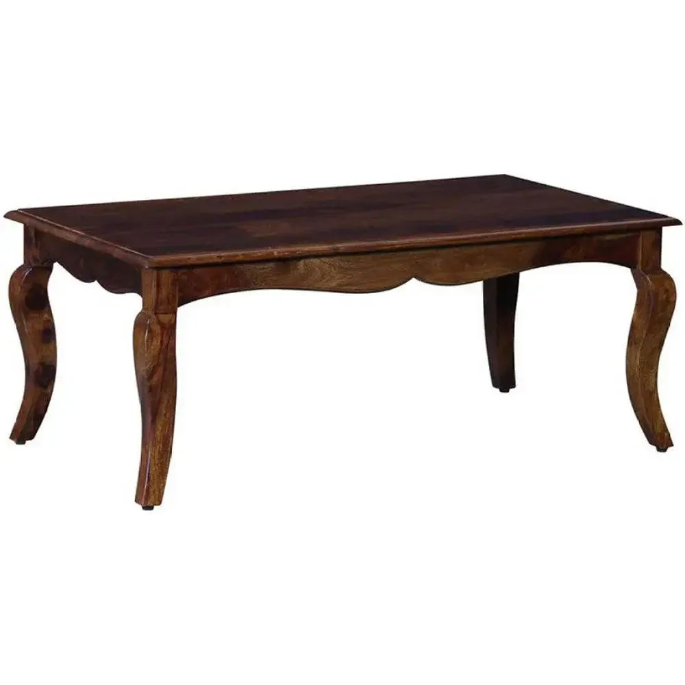Finely Crafted Contemporary Style Sheesham Wood Center Table