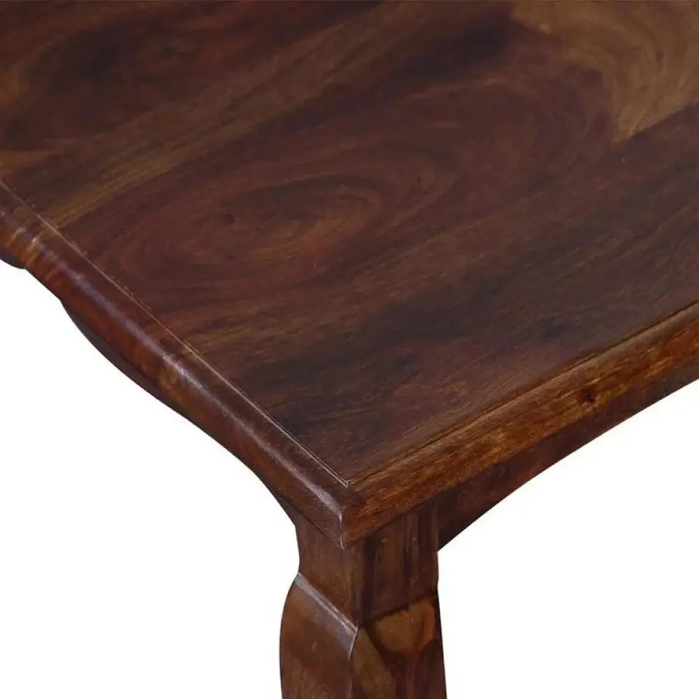 Finely Crafted Contemporary Style Sheesham Wood Center Table