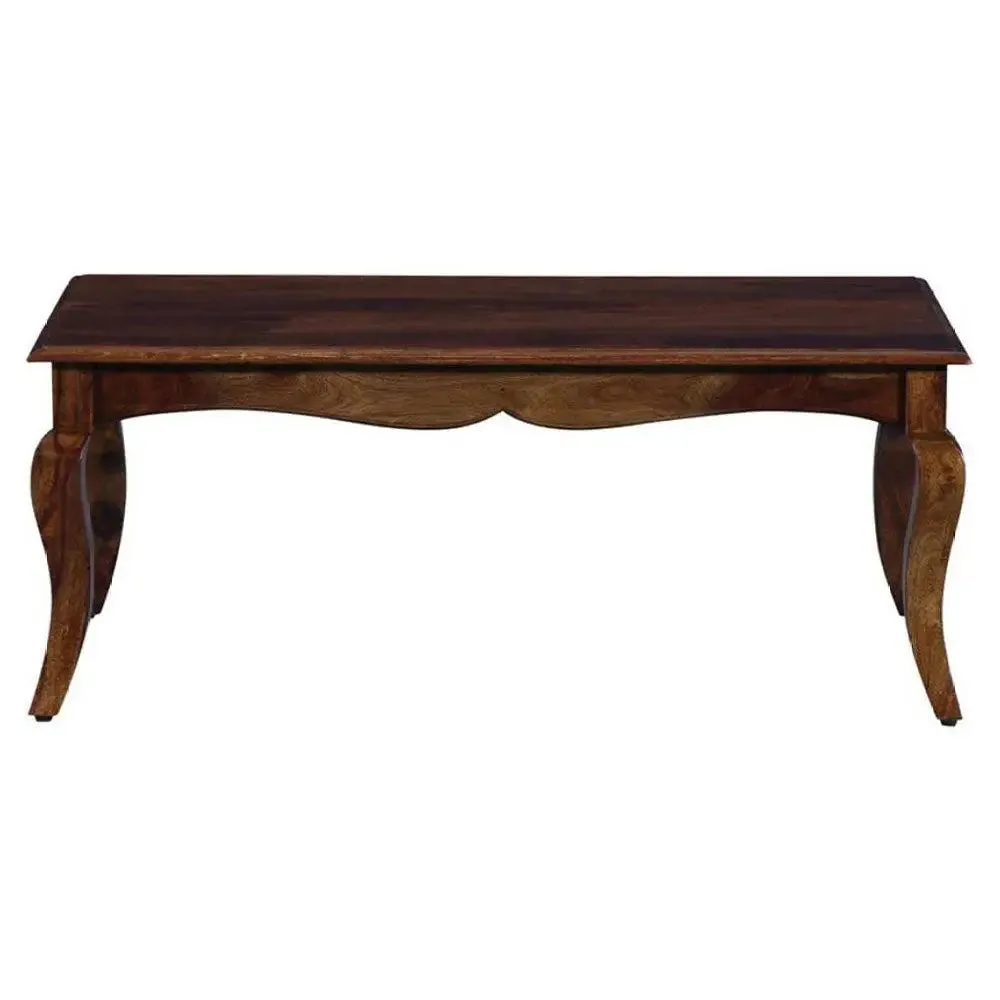 Finely Crafted Contemporary Style Sheesham Wood Center Table