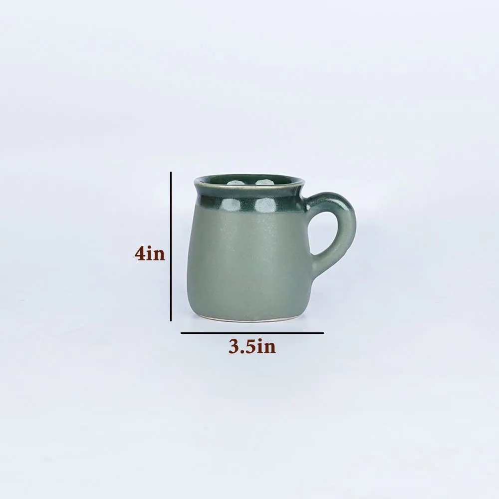 Flairs Of Green Ceramic Mugs Single Piece