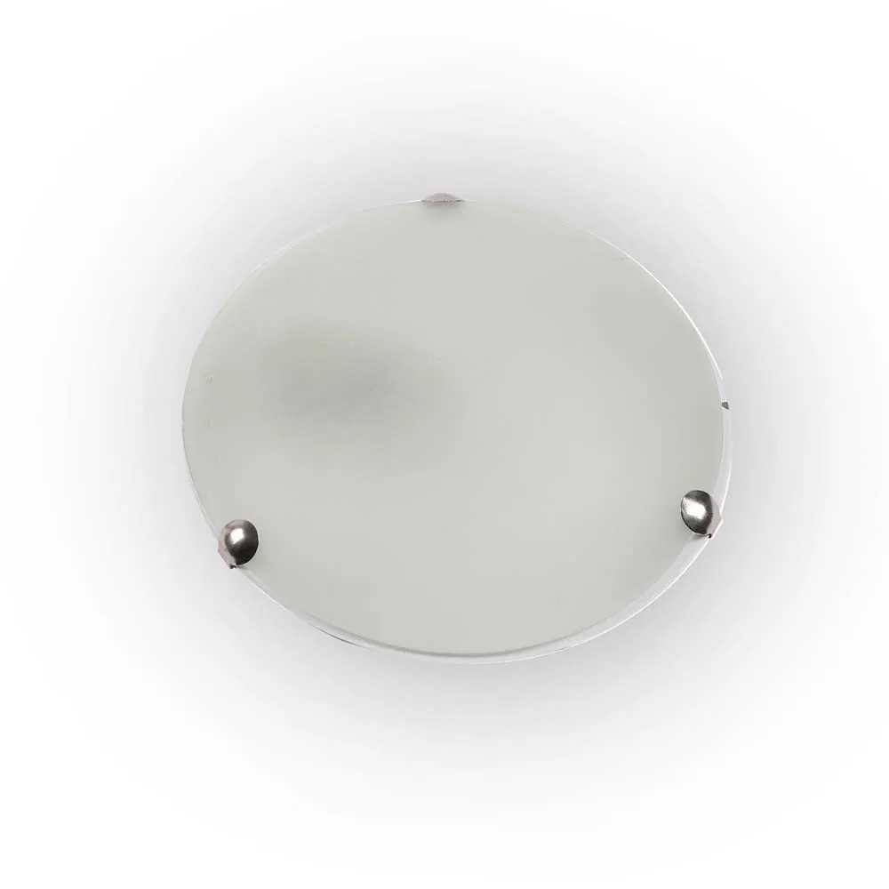 Flat Round Crystal Flush Mount Light