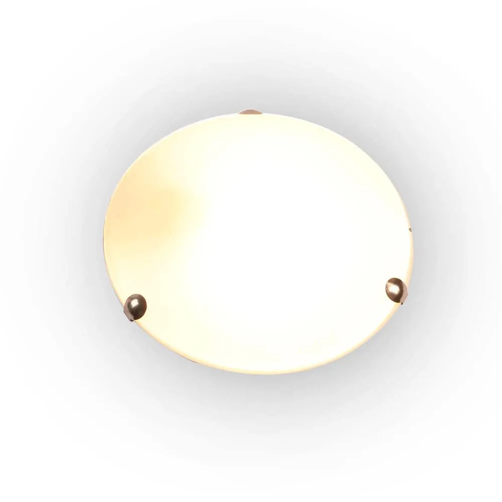 Flat Round Crystal Flush Mount Light