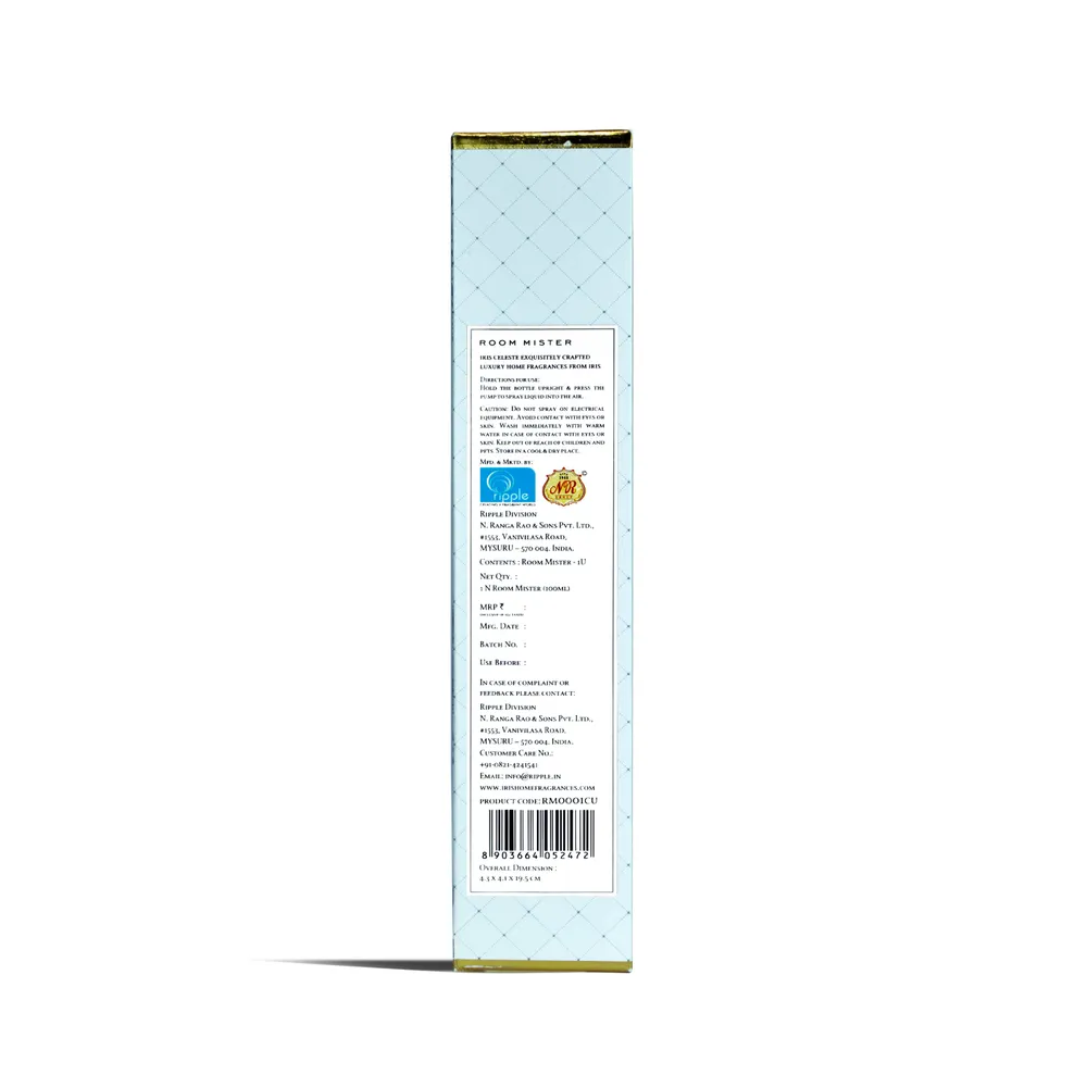 Floral Aroma Room Mister (French Lavender / Coral Blue ) CORAL BLUE