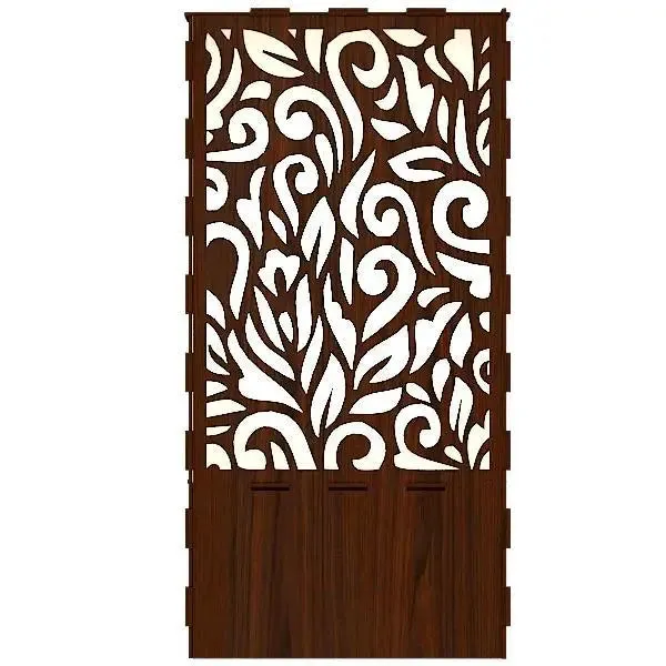 Floral Design Wood Table Lamp / Table Light / Modern Lamp