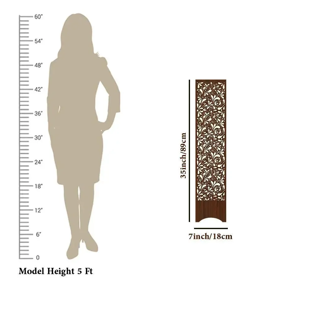 Floral Design Wooden Floor Lamp / Side Light / Modern Lamp