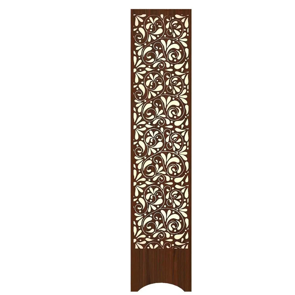 Floral Design Wooden Floor Lamp / Side Light / Modern Lamp
