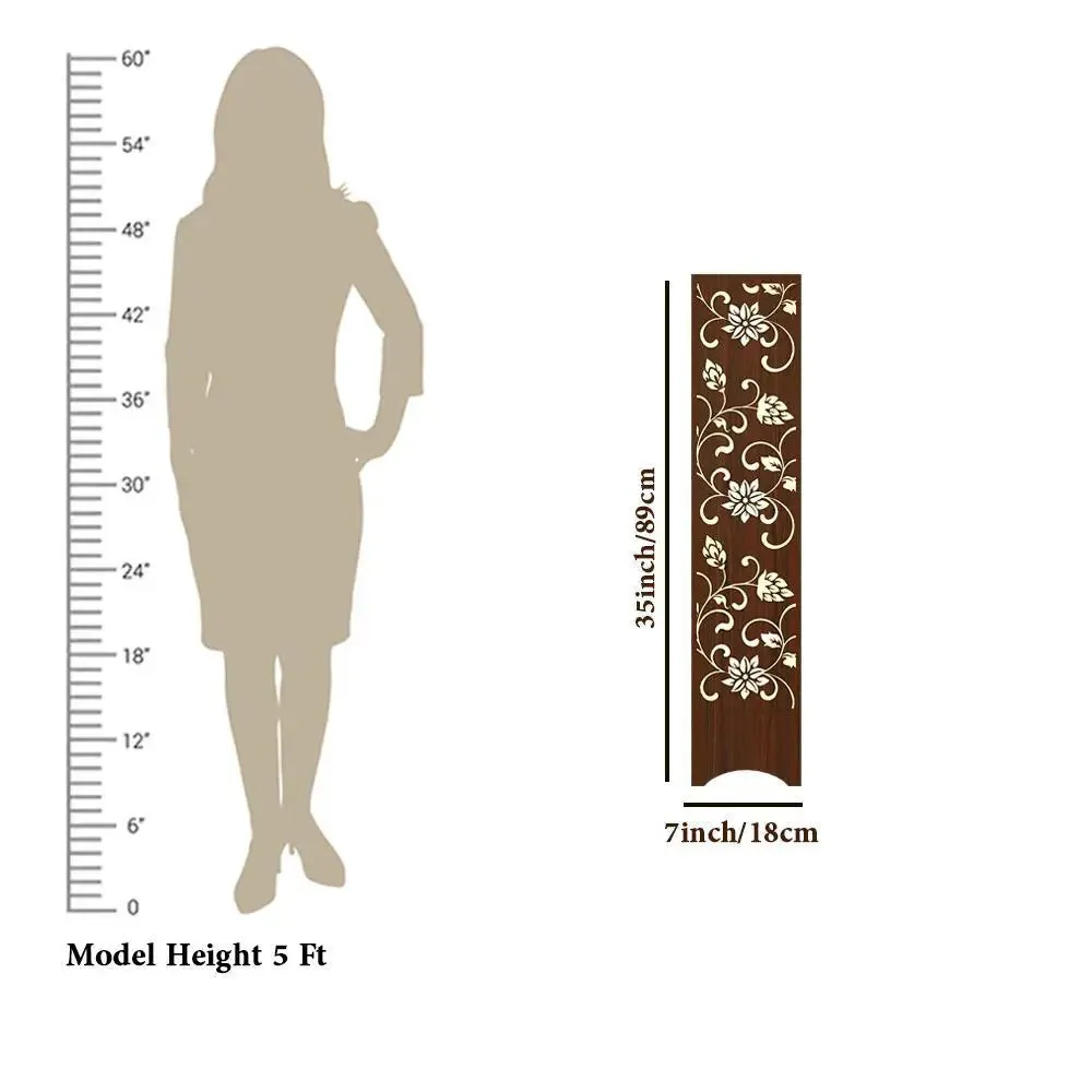 Floral Design Wooden Floor Lamp / Side Light / Modern Lamp