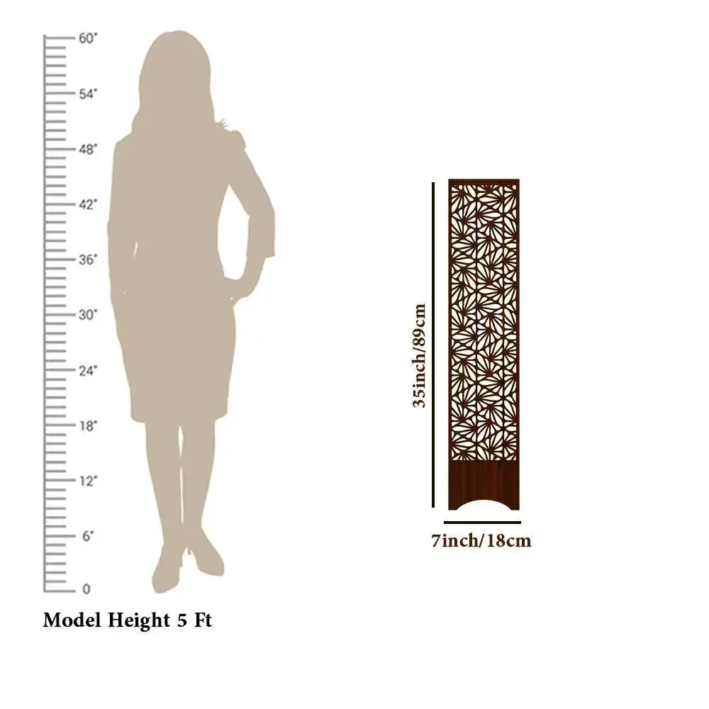 Floral Design Wooden Floor Lamp / Side Light / Modern Lamp