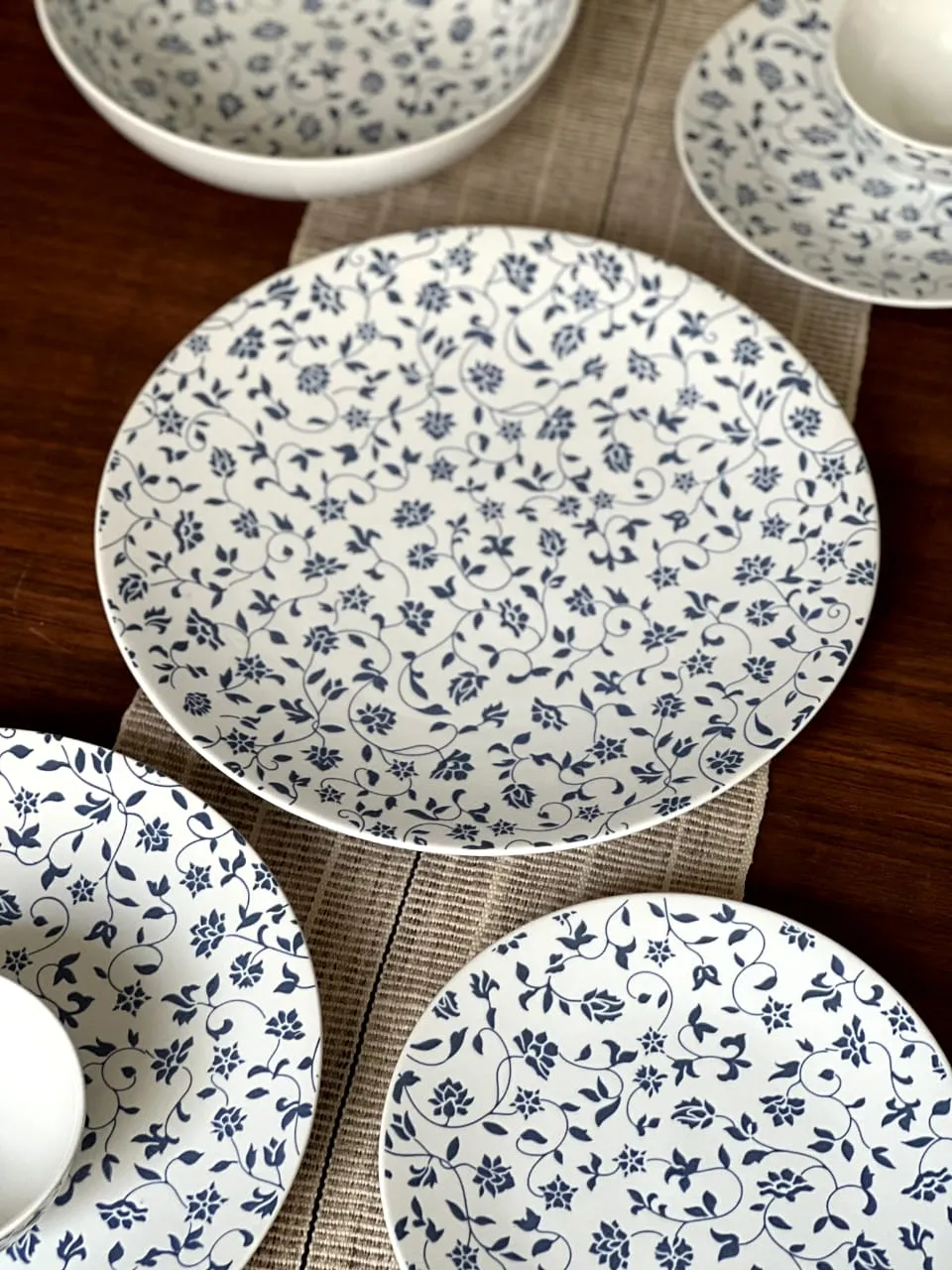 Floral Magic Intricate Designer Porcelain Set Of 27