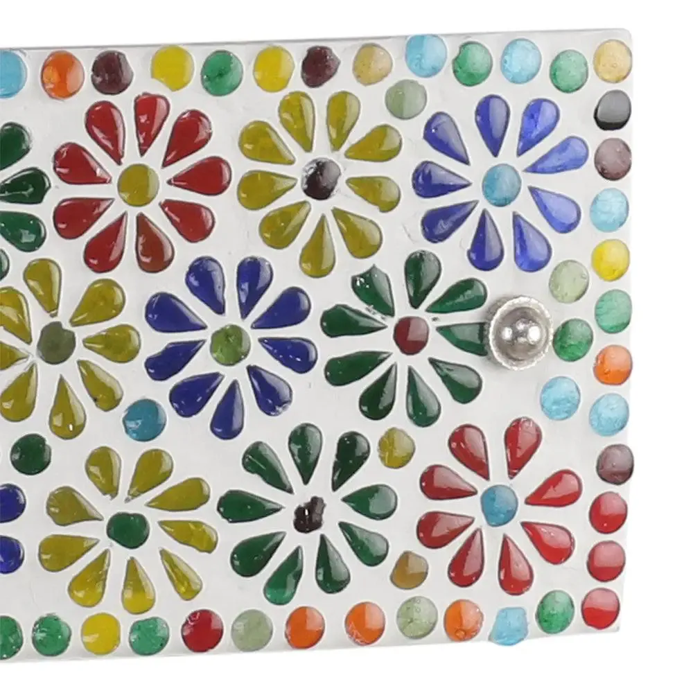 Floral Pattern Multicolor Bathroom Light