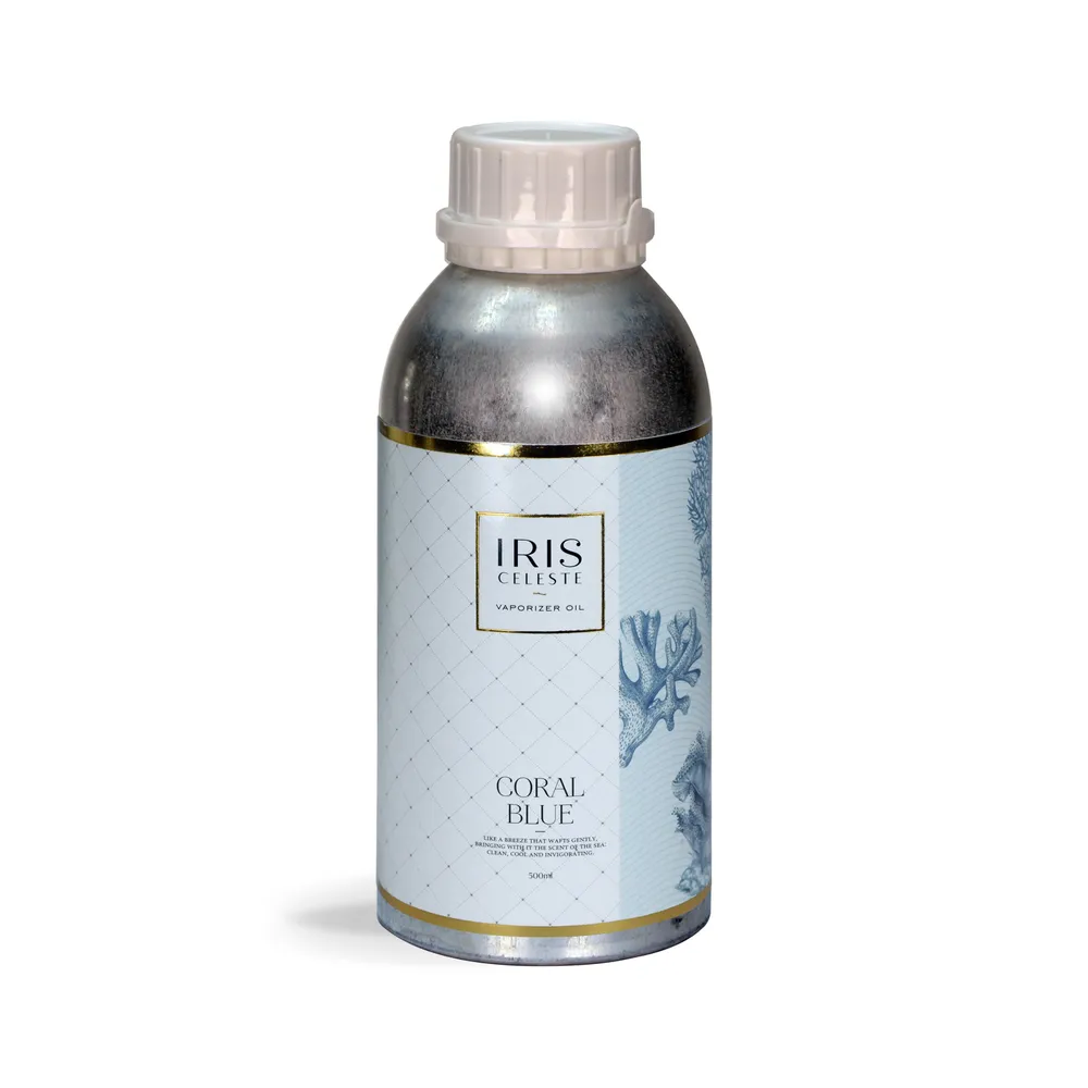 Floral Perfumed Vaporizer Oil 500 ml ( French Lavender / Tangerine / Coral Blue) CORAL BLUE