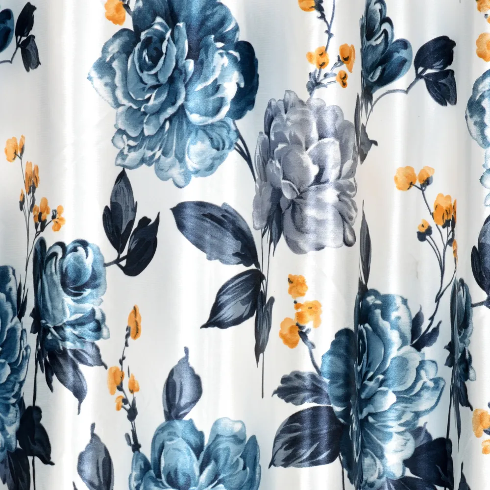 Floral Printed Door-Window Curtain For Home Decor