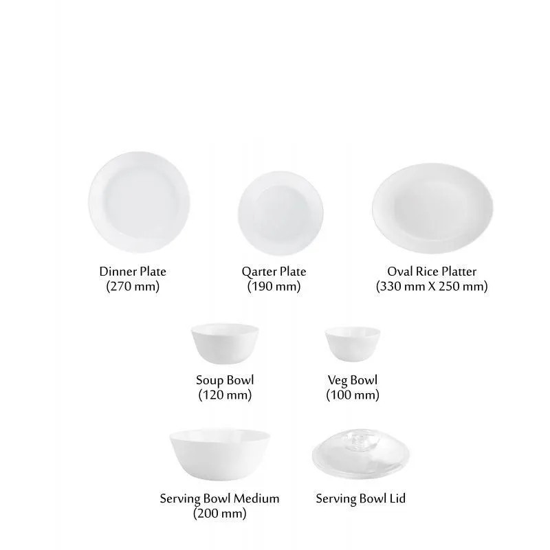Florenza Luxurious Dinner Set of 29 Pieces