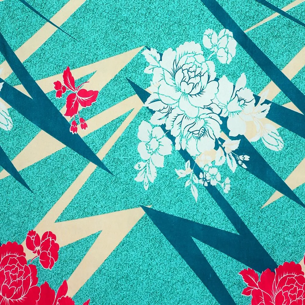 Florida Polycotton Double Bed Sheet with Pillow Covers Queen