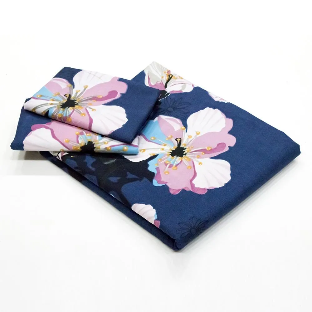 Florida Polycotton Double Bedsheet with Pillow Cover Queen