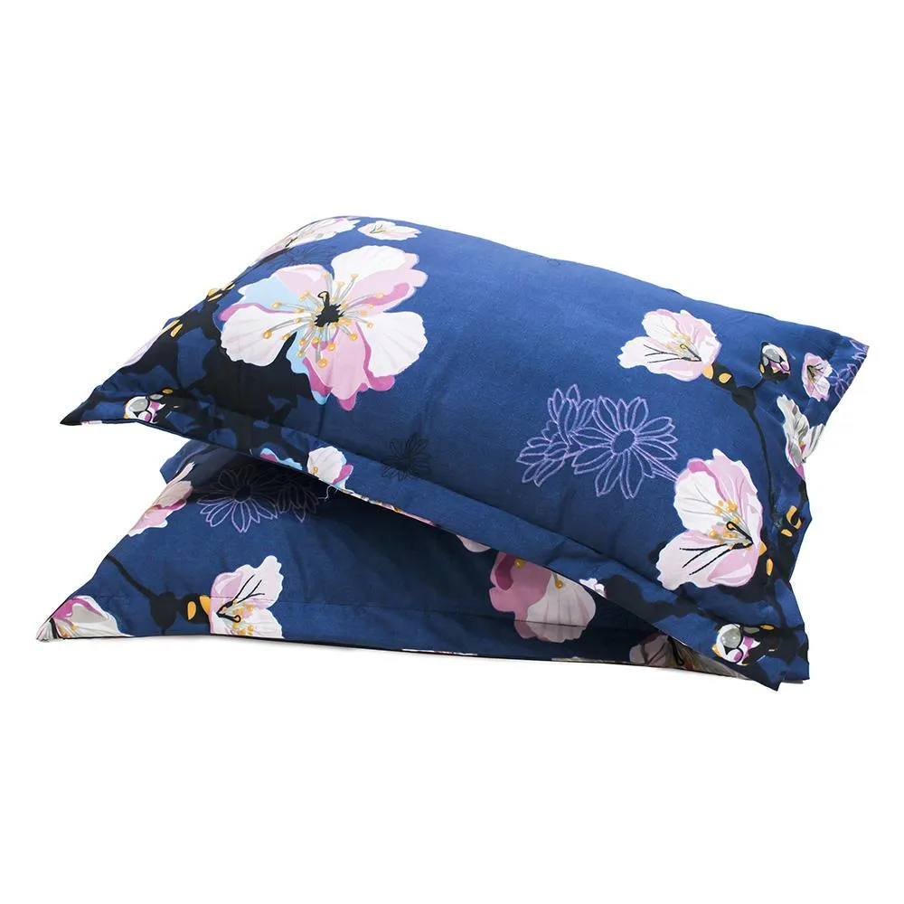 Florida Polycotton Single Bedsheet with Pillow Cover