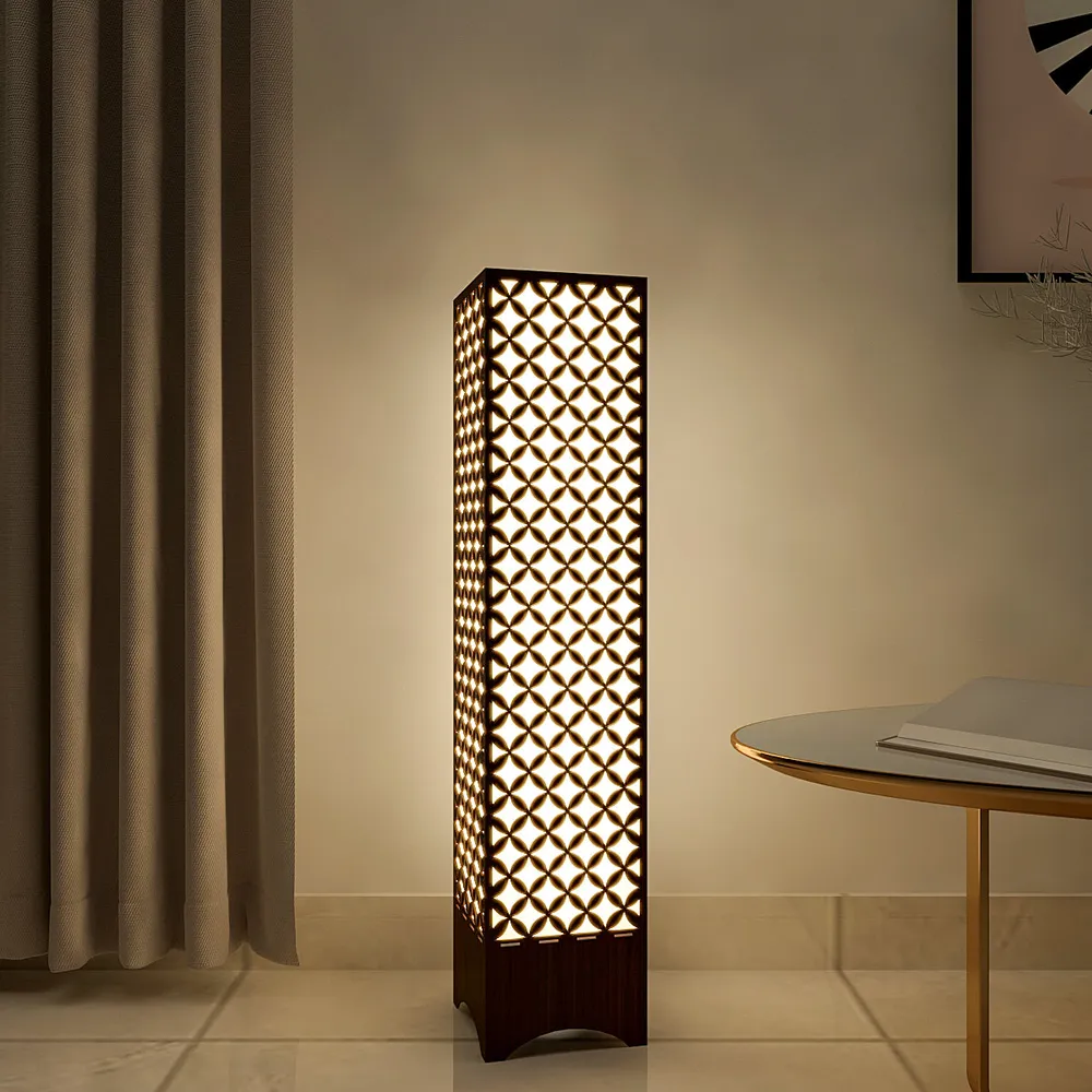 Flower Design Wood Floor Lamp / Floor Light / Modern Lamp