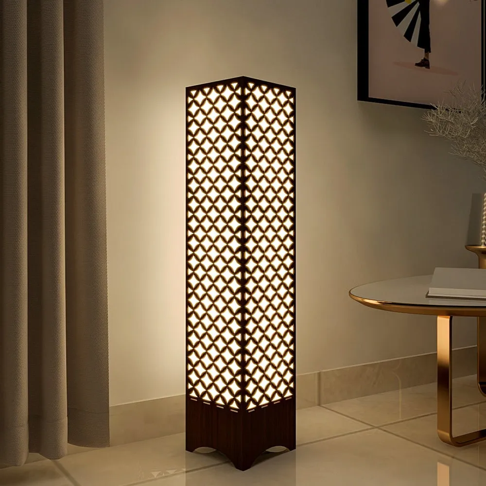 Flower Design Wood Floor Lamp / Floor Light / Modern Lamp