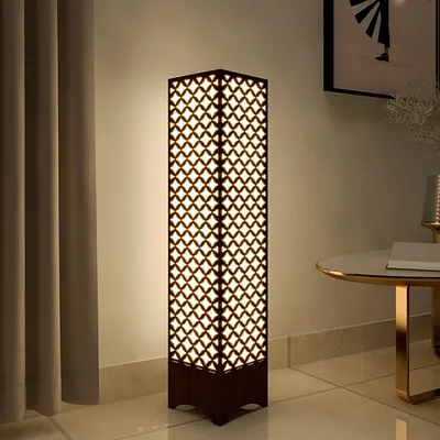 Flower Design Wood Floor Lamp / Floor Light / Modern Lamp