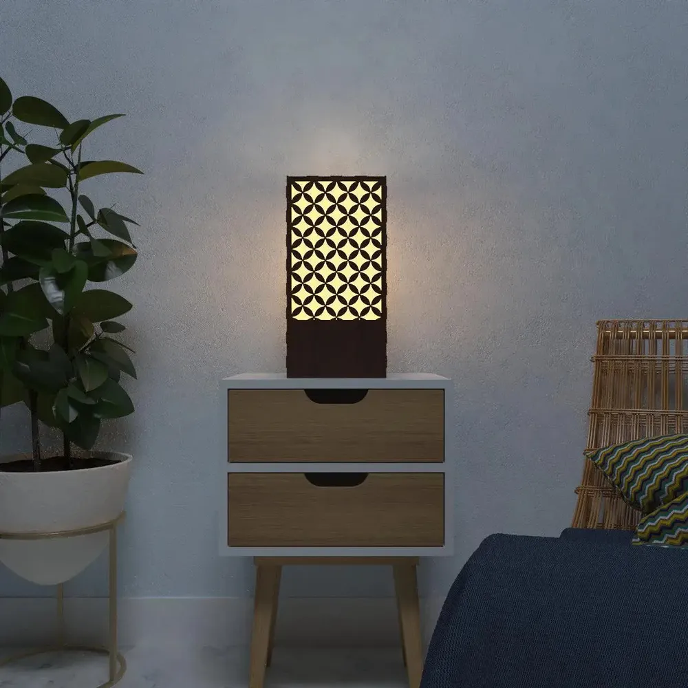 Flower Design Wood Table Lamp / Table Light / Modern Lamp