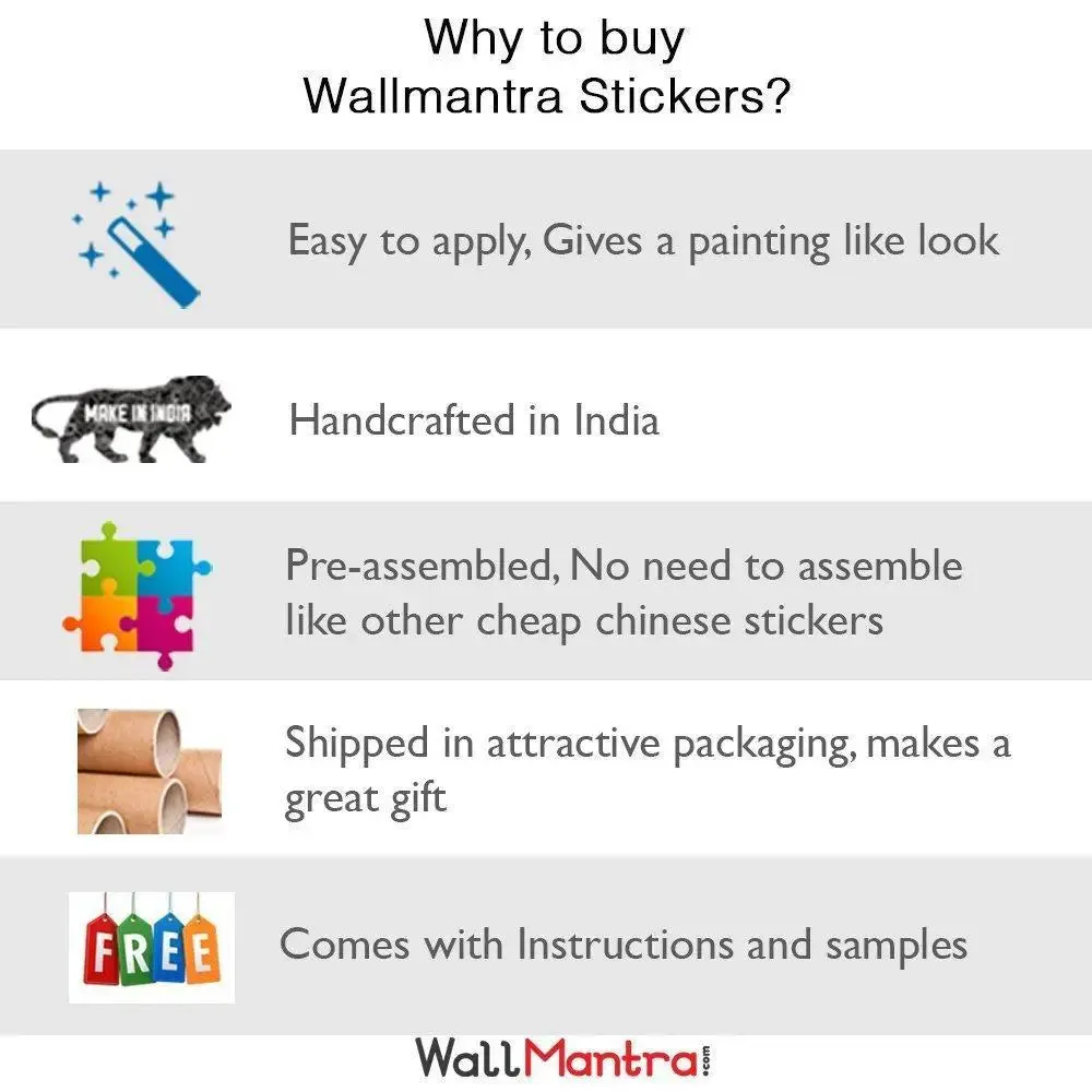 Flower Self Adhesive Vinyl Wall Sticker White