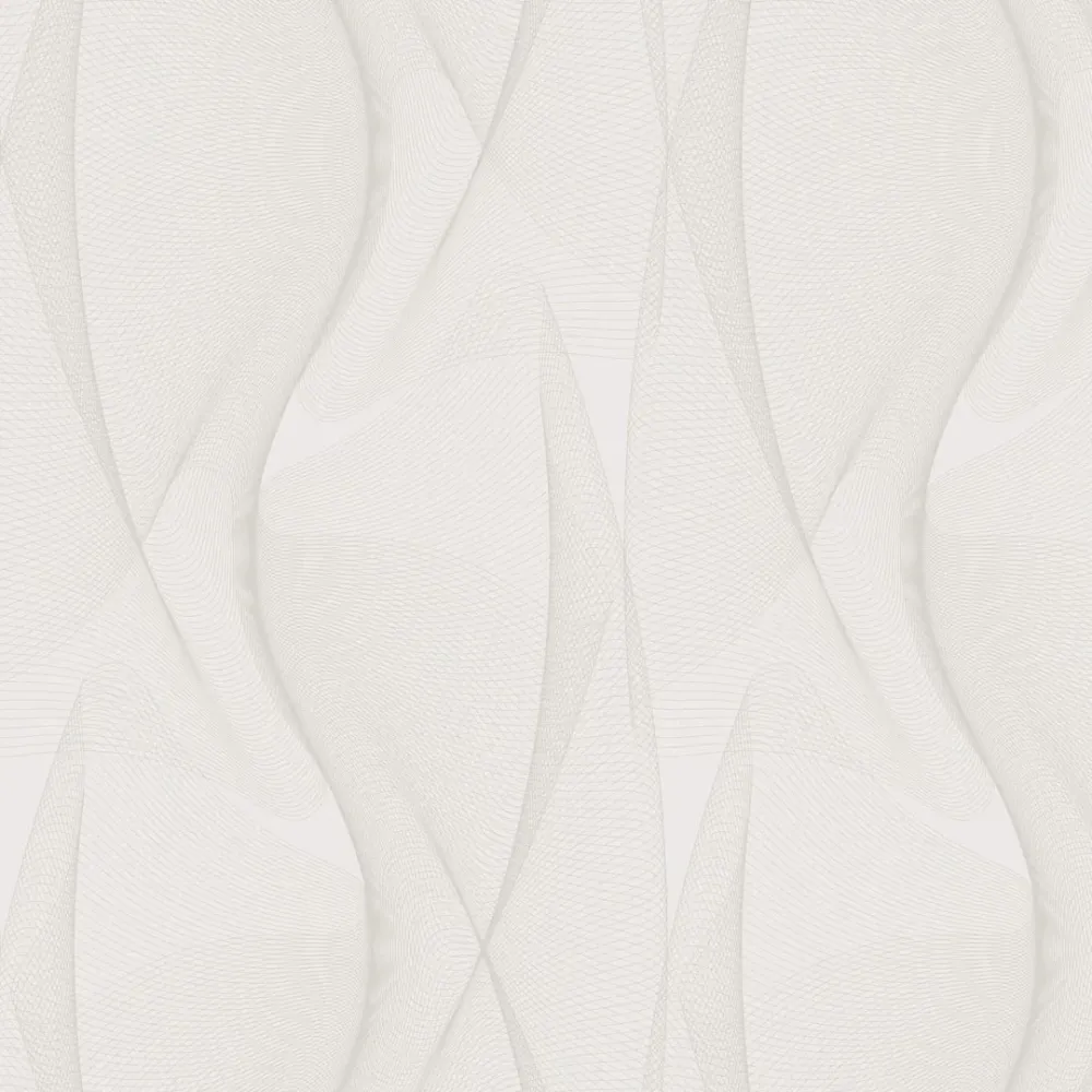 WallMantra Flowing Lines Premium Quality Wallpaper Grey