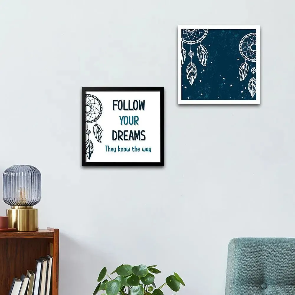 Follow your Dreams Quotes Framed Wall Painting