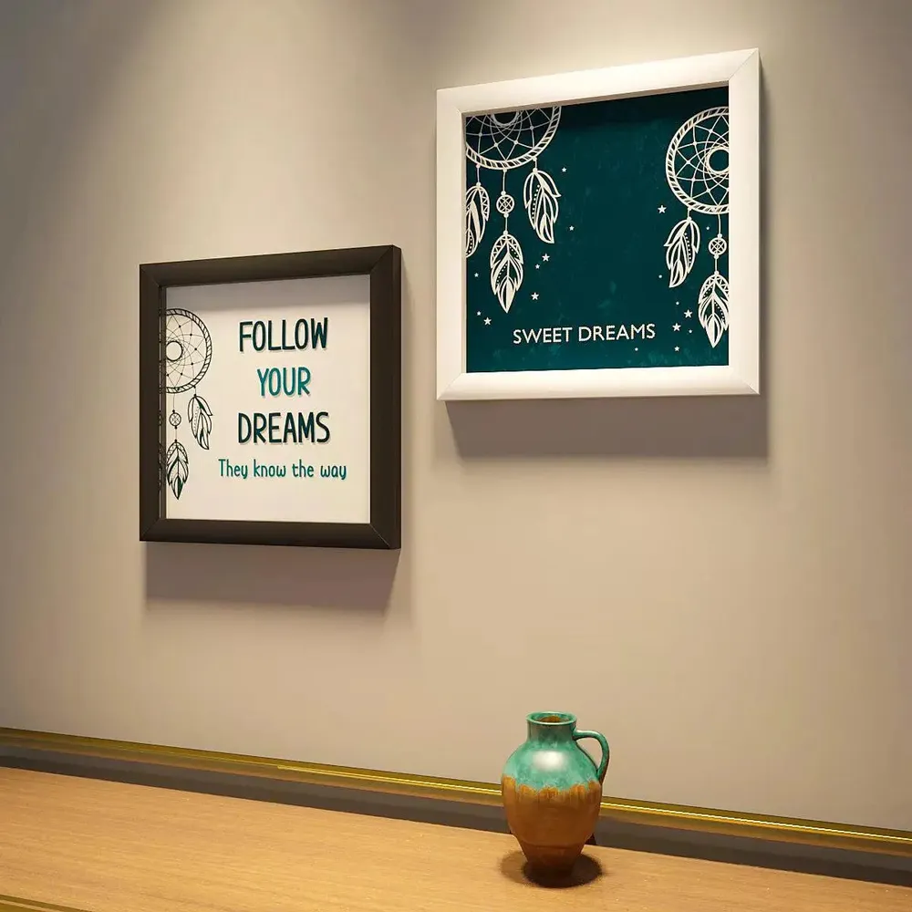 Follow your Dreams Quotes Framed Wall Painting
