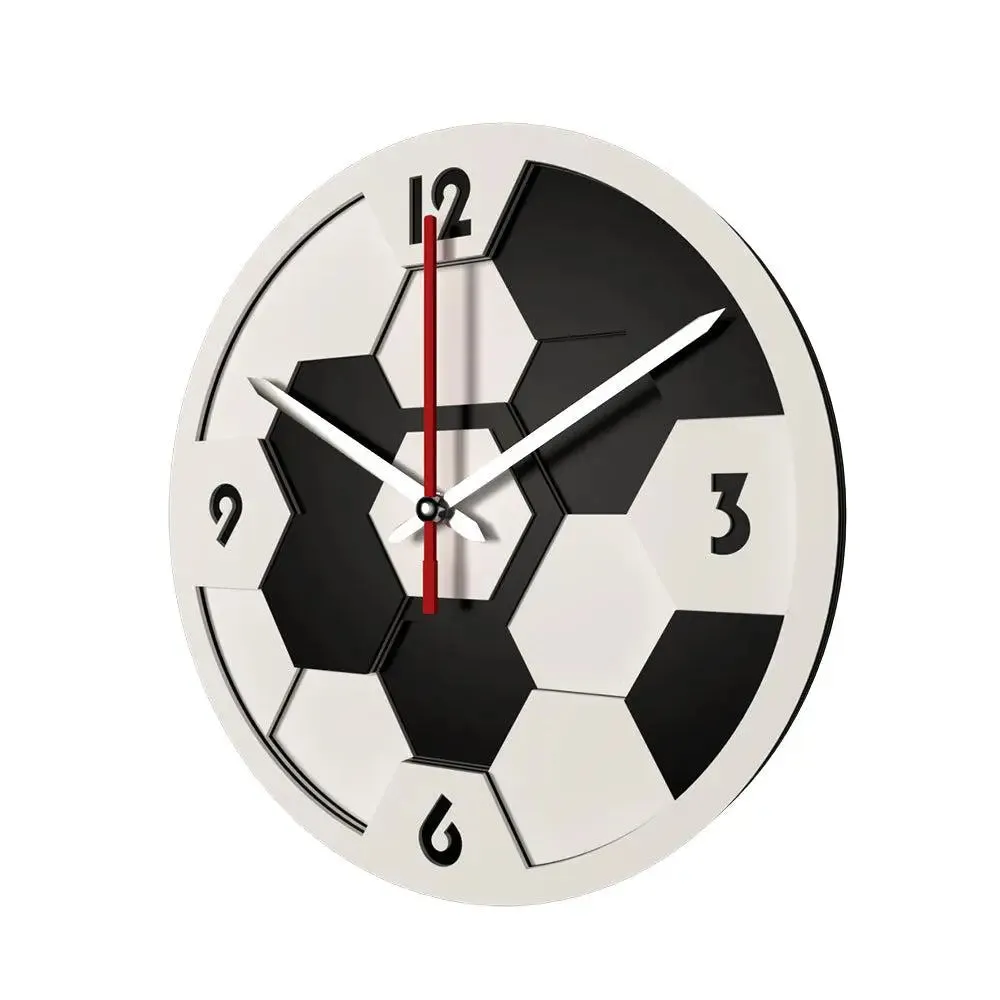 Football Designer Multi Layer Wooden Wall Clock