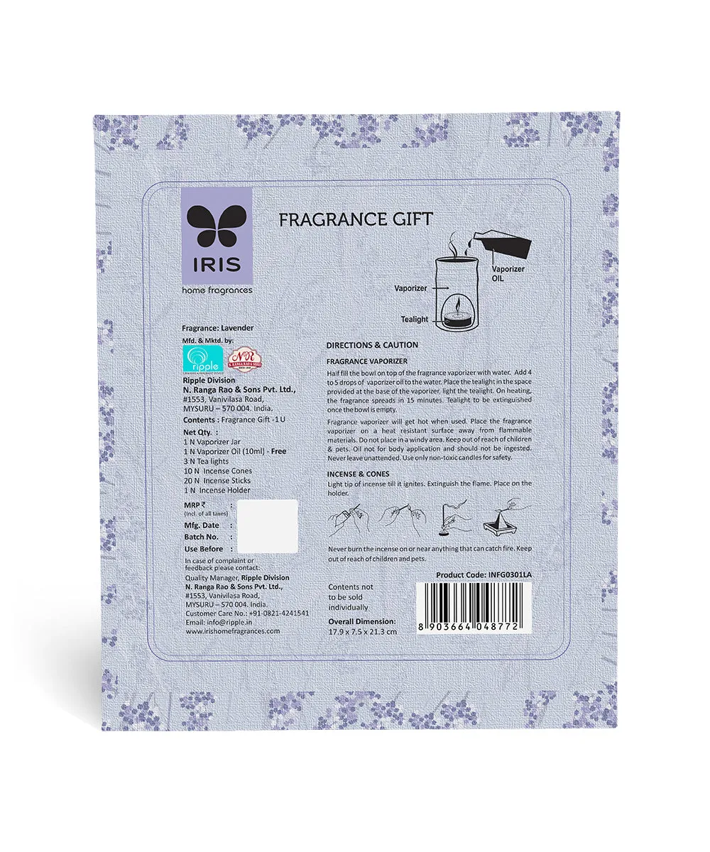 Fragrance Gift Set,  Apple Cinnamon /  Lavender LAVENDER