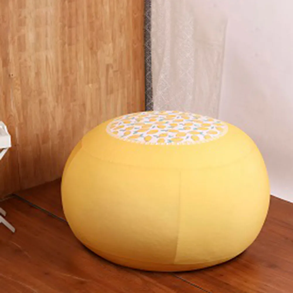 Fresh Lemon Summer Vibes Yellow Bean Bag (Beans Not Included) XL