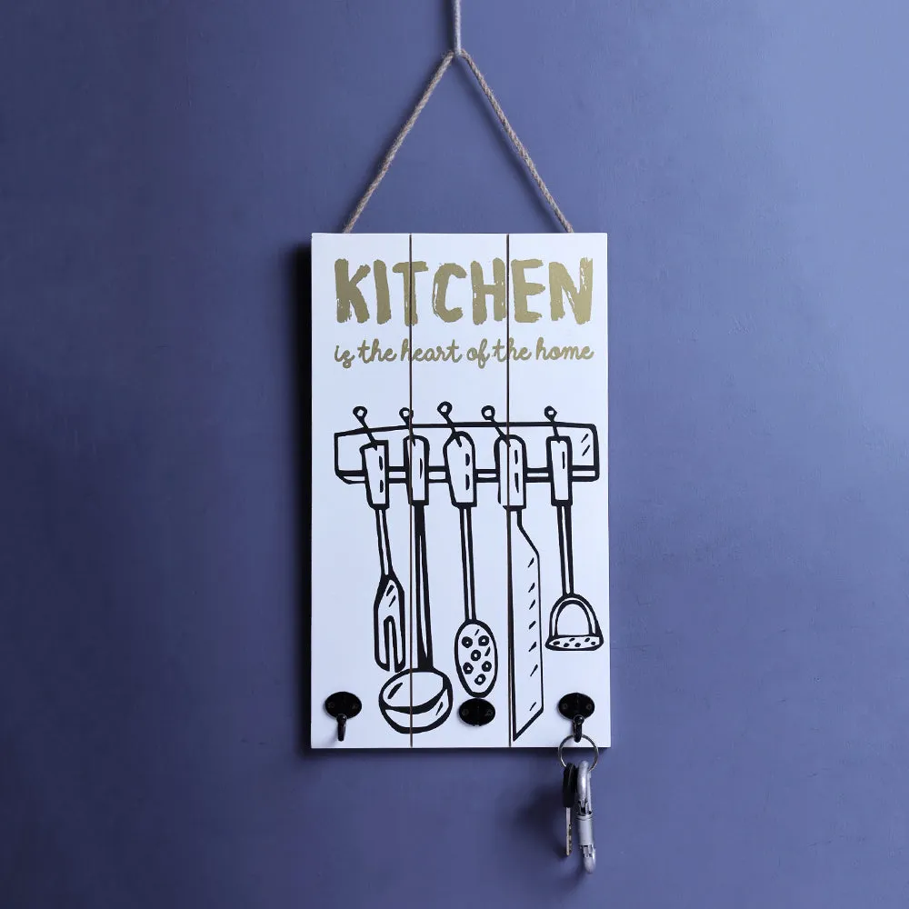 Funky Kitchen Quoted Key Holder Frame