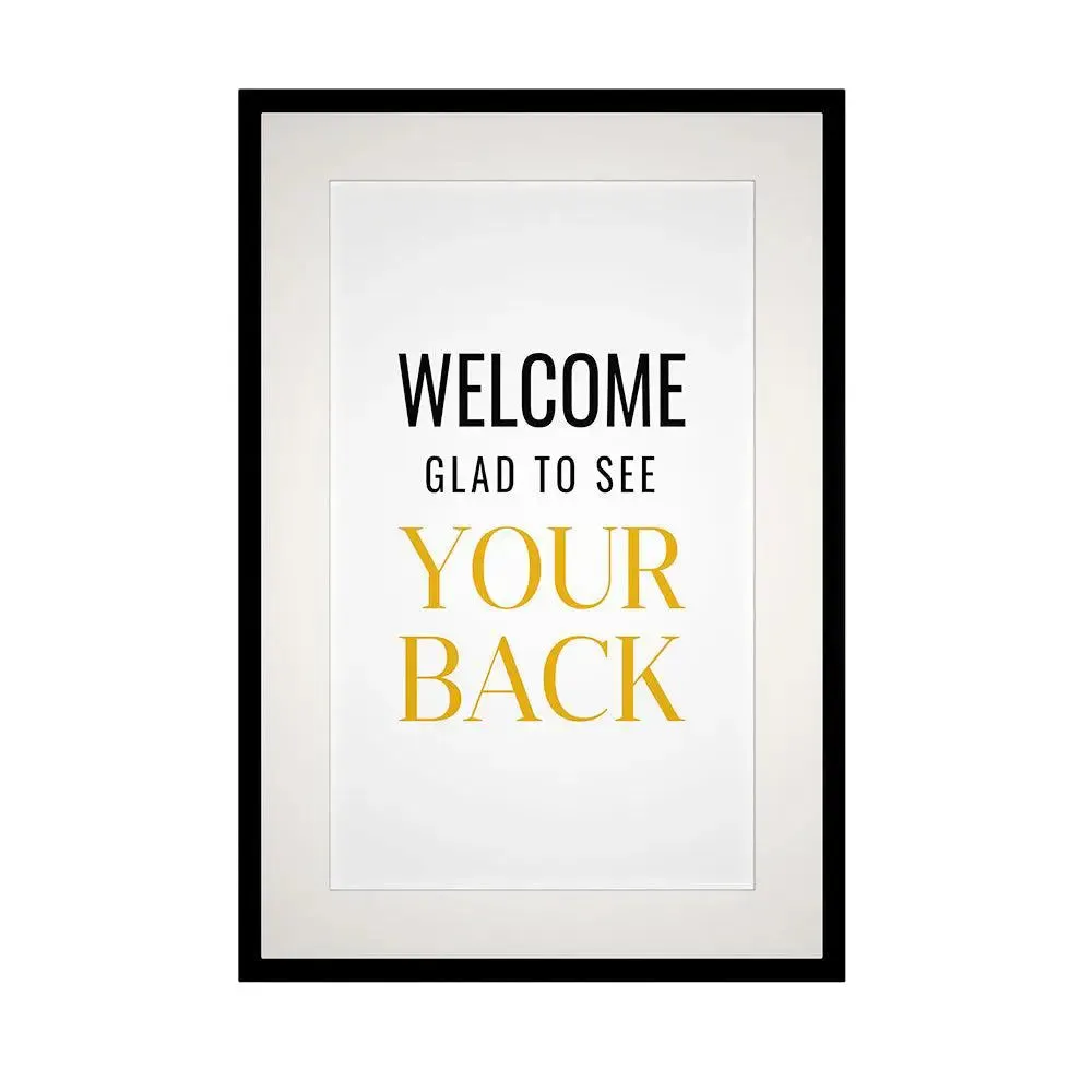 Funky Quote Framed Wall Art for Physiotherapist Clinic / Gift for Doctor