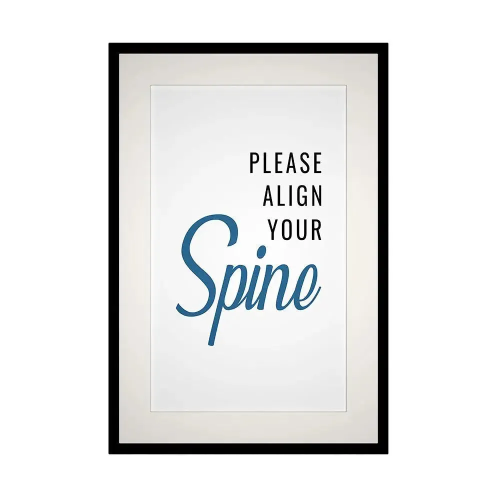 Funky Quote Framed Wallart for Physiotherapist's Clinic / Gift for Doctor