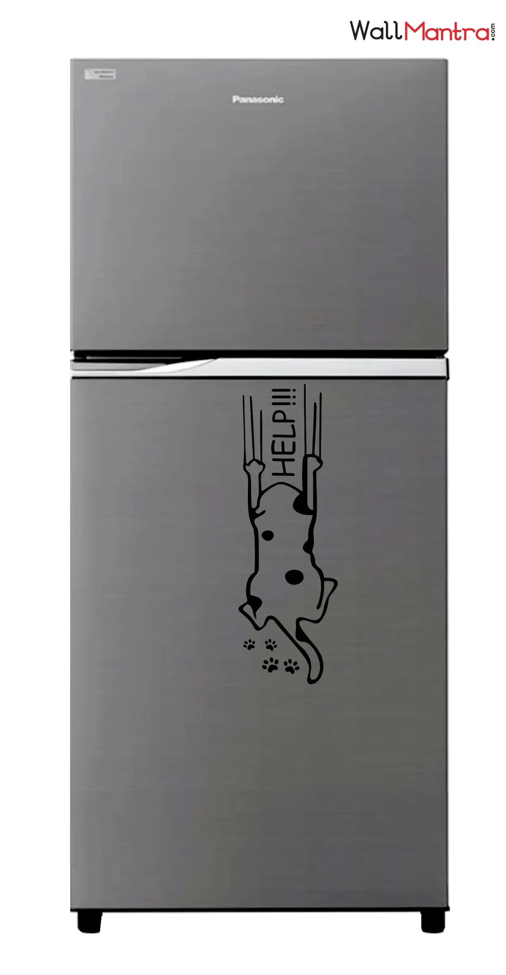 Funny Cat Vinyl Fridge Sticker