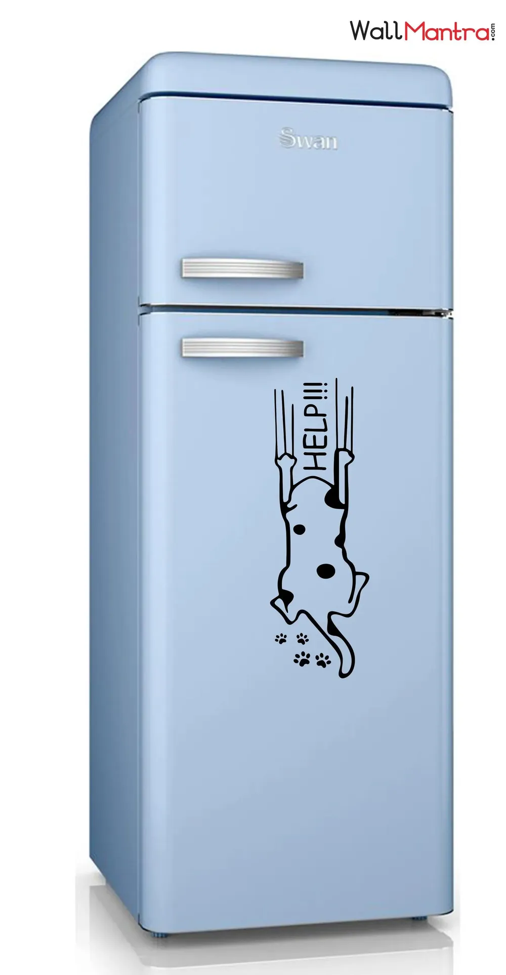 Funny Cat Vinyl Fridge Sticker
