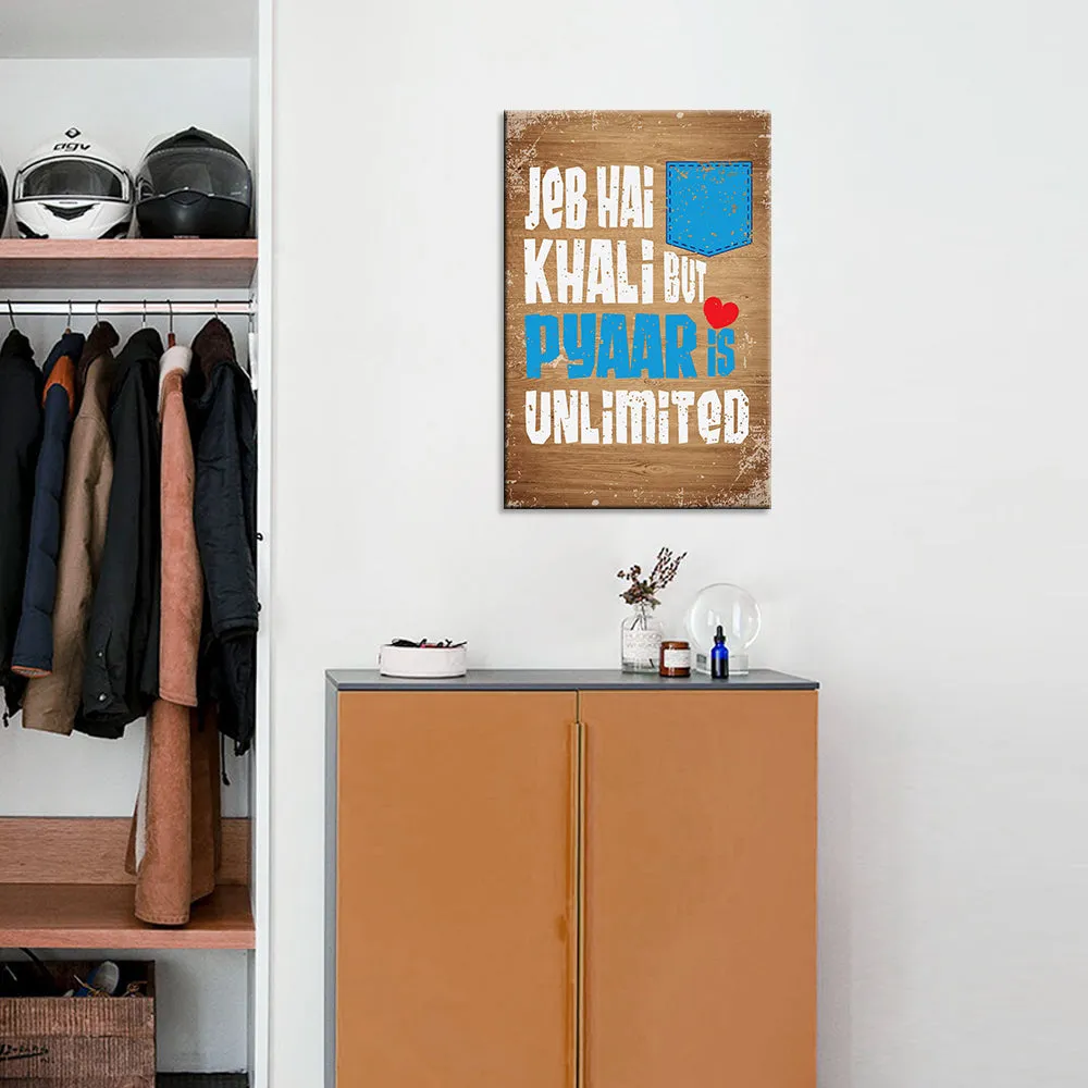 Funny Romantic Quote Wooden Sign