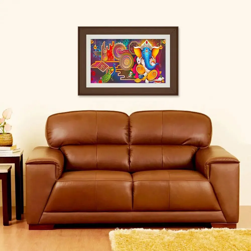 Ganesha Spiritual Framed Wall Painting