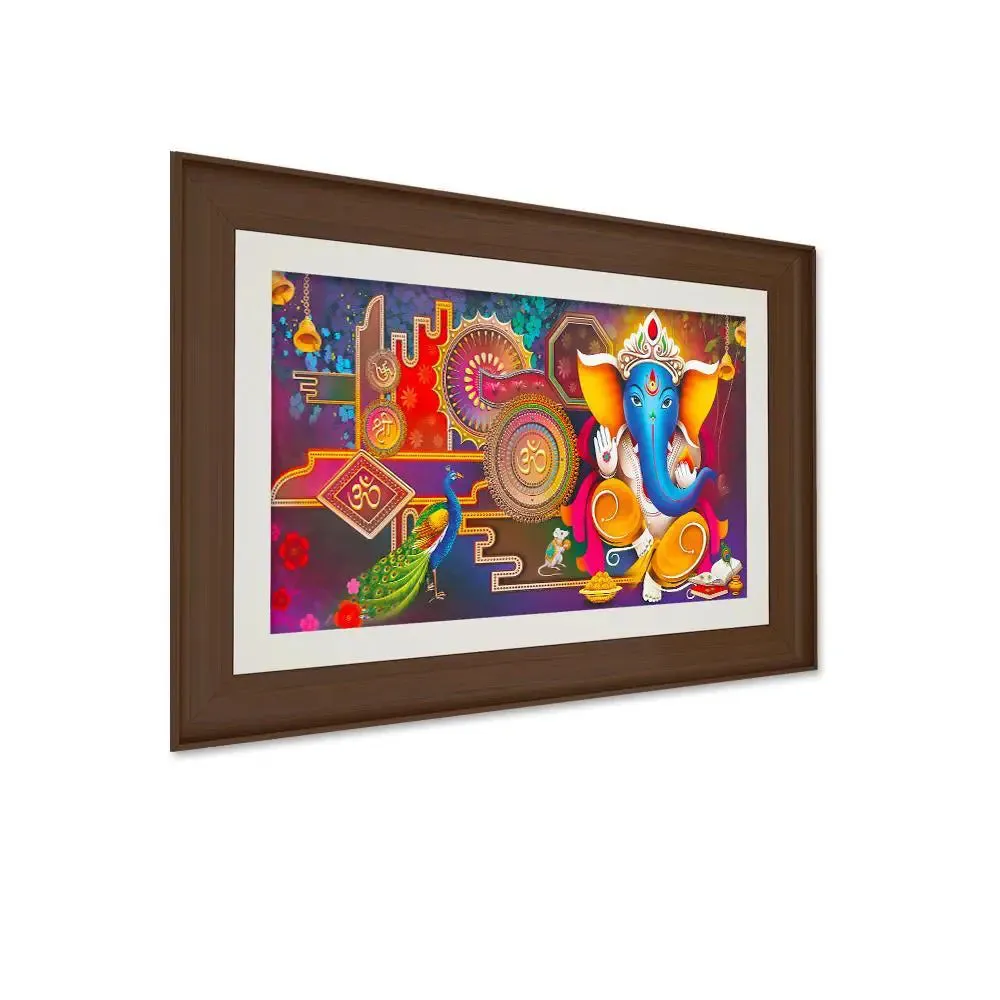 Ganesha Spiritual Framed Wall Painting