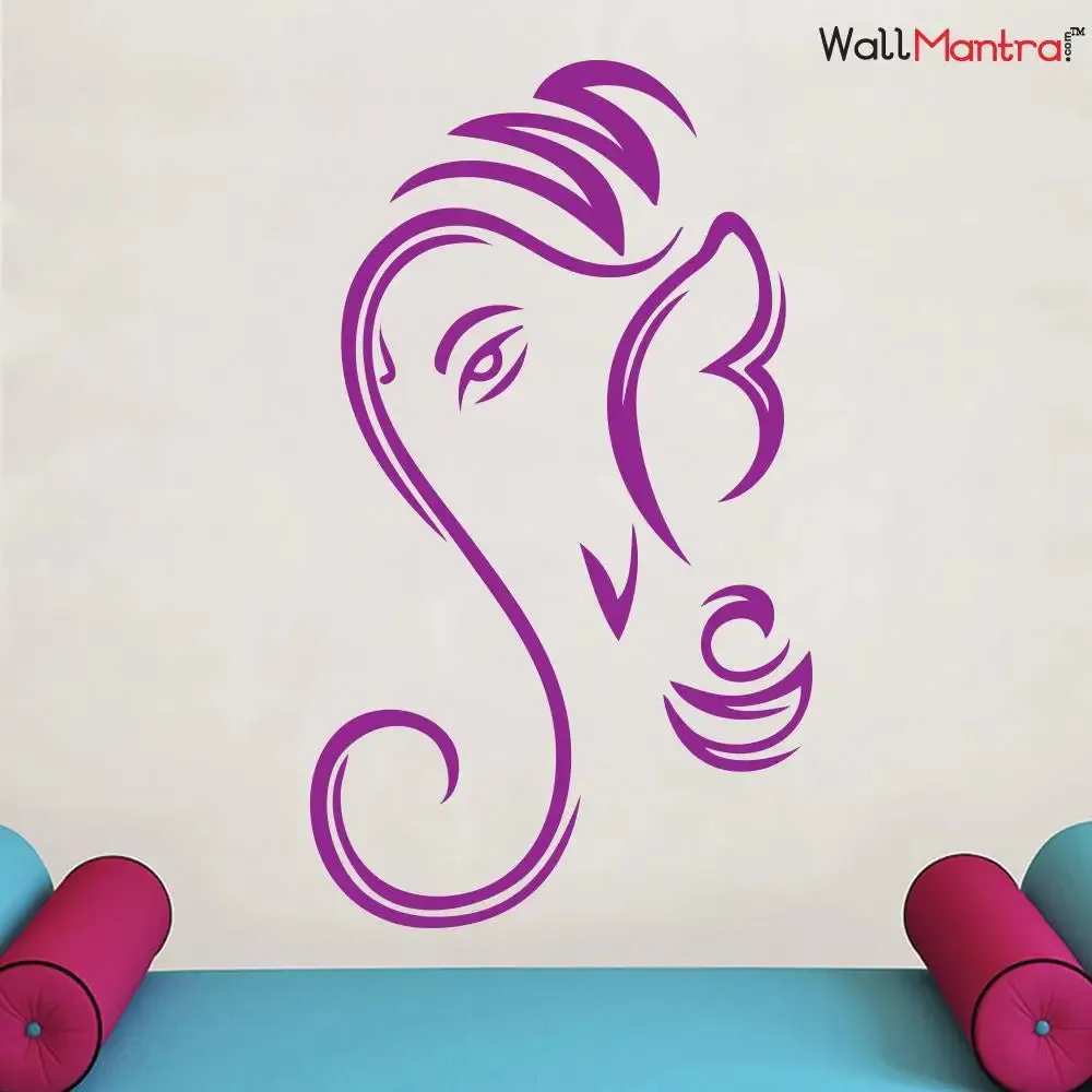 Ganesha Wall Sticker And Wall Decal